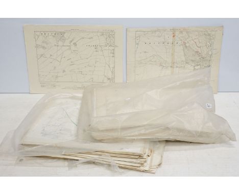 Collection of early 20th Century Ordnance survey maps mostly of west country interest and dating from the early 20th Century 