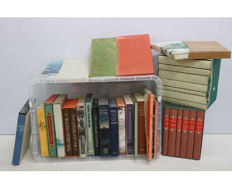 Books - A collection of The Folio Society books to include box sets, mostly housed within card sleeves, the lot to include E.