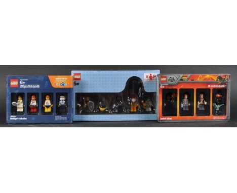 Lego Minifigures - x3 factory sealed Limited Edition Lego minifigure sets comprising; 5004573&nbsp;Toys R Us Bricktober Minif