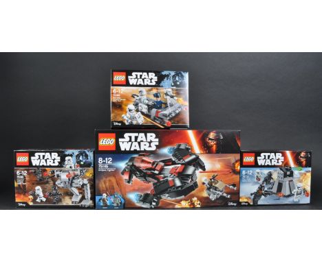 Lego Sets - Star Wars - x4 factory sealed Lego Star Wars sets comprising; 75145&nbsp;Eclipse Fighter, 75132&nbsp;
First Order