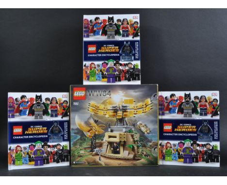 Lego sets - a factory sealed Lego Wonder Women WW84 No, 76157. x2 DC Comic super heroes character encyclopedia with minifigur