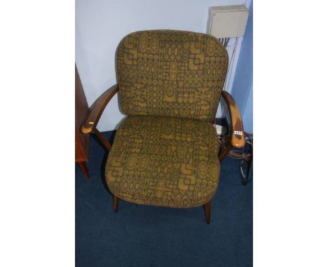 Pair of Ercol low armchairs