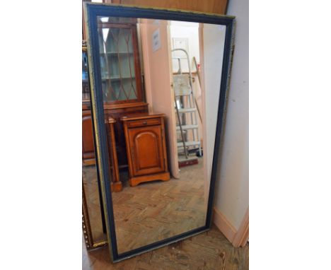 A gilded mirror