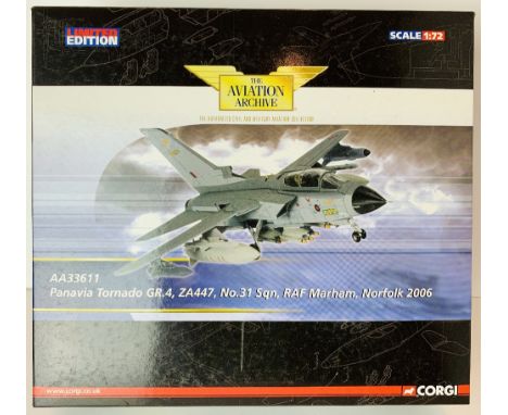 Corgi Aviation 1/72 scale AA33611 Panavia Tornado GR4 31 SQN RAF Marham Norfolk 2006 mint boxed