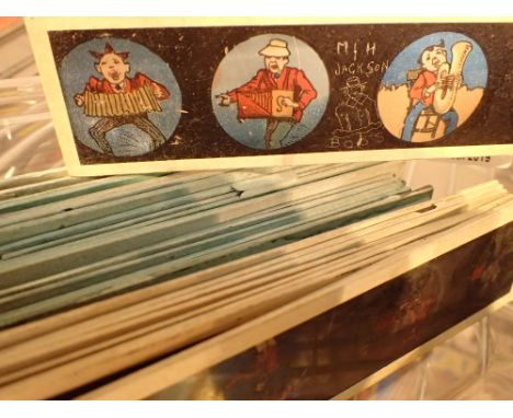 Thirty Eight vintage Magic Lantern slides