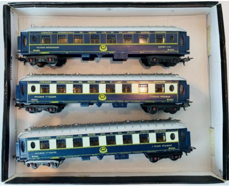 Lima HO Scale three French Pullman car coaches unboxed