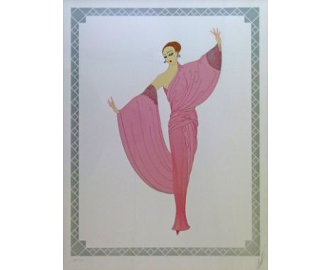 Erte (Russian/French 1892-1990) - Signed limited edition colour serigraph - In The Evening, published 1981 by Circle Fine Art