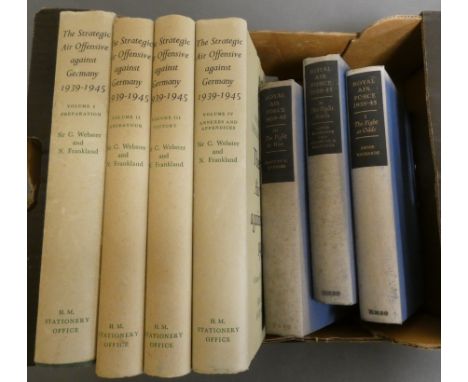 WEBSTER SIR C. &amp; FRANKLAND N.&nbsp;&nbsp;The Strategic Air Offensive Against Germany 1939-1945. 4 vols. Illus. &amp; maps