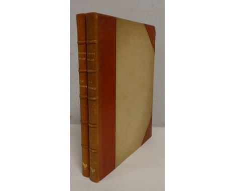 GOLDEN COCKEREL PRESS.  Lawrence T. E.  Crusader Castles. Ltd. ed. 821/1000. 2 vols. Titles in red. Illus., plates & plans af