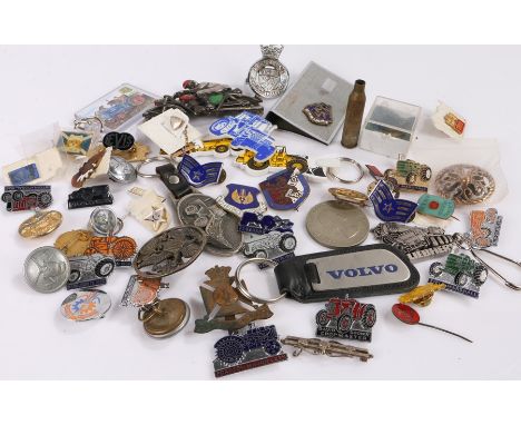 Collection of badges, to include enamel badges, cap badges, etc, (qty)