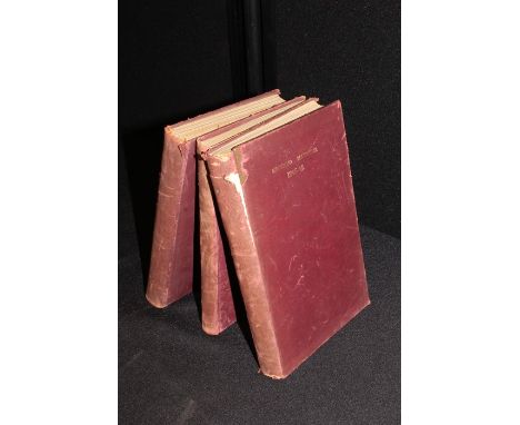 Meccano Magazines, bound into three books, 1945 to 1946
