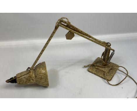 A Vintage Herbert Terry Anglepoise work lamp. [NEEDS ATTENTION] 