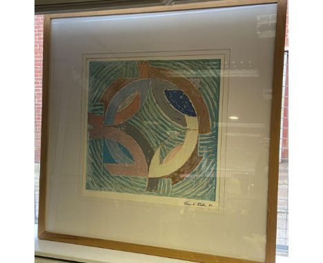 Frank Stella. b.19361980 lithograph print, 'Polar Co- Ordinates IV' Working Proof. Signed in pen by Frank Stella 80' [110x110