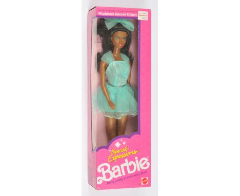 Mattel Barbie Special Expressions Barbie doll, Woolworth's Special Limited Edition, 2583, 1991, Near Mint to Mint, NRFB, with