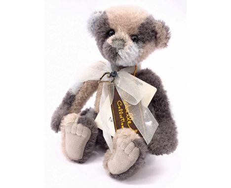 Charlie Bears Swatch, SJ 5351, LE 378/450, mohair, swing label certificate (slight yellowing to plastic tag), Excellent to Ne
