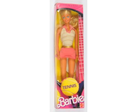 Mattel Barbie Tennis doll, 1760, 1986, Near Mint to Mint, NRFB, within Fair Plus box (ink notation to front / extra sellotape