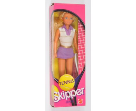 Mattel Barbie Skipper Tennis doll, 1762, 1986, Near Mint to Mint, NRFB, within Good Plus to Excellent box (creases / slight w