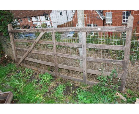 Wooden Gate, 124" long.