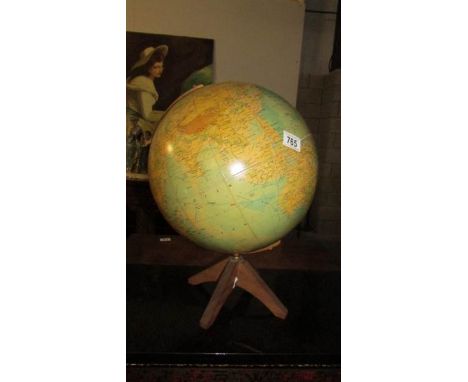 A 1963 Worldmaster globe