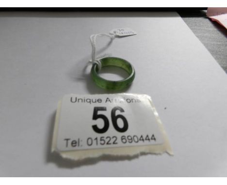 A jade ring, size P
