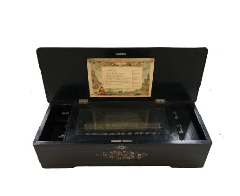 A Victorian music box playing 10 airs