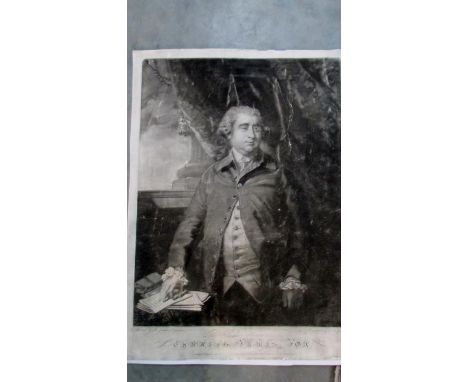 A print and a snuff box relating to James Fox (advocate in ending world slavery). 1749-1806 age 57, big anti slavery campaign