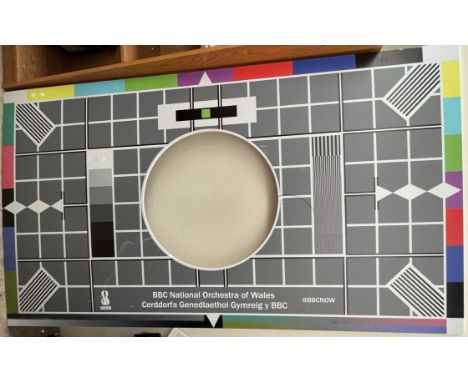 A BBC National Orchestra of Wales promotional test card panel 