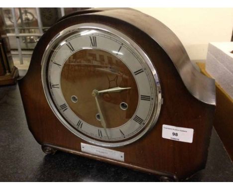 Vintage Smiths chiming mantle clock. Westminister chime.  