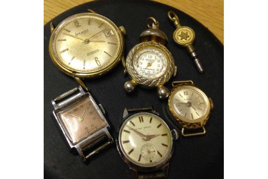 A collection of 5 old watches including MITOT & Accurist and A collection of 5 old watches including MITOT & Accurist and