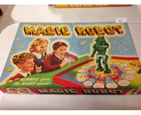 A vintage boxed Magic Robot game  