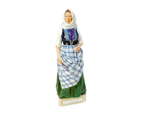 ROYAL COPENHAGEN FIGURE OF LAESO BY CHARLES MARTIN-HANSEN, part of the Danish National Costumes series, modelled in tradition