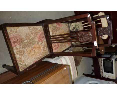 Selection of various chairs and a dressing table stool