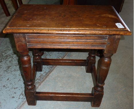 Oak joint stool