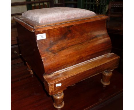 Victorian step commode