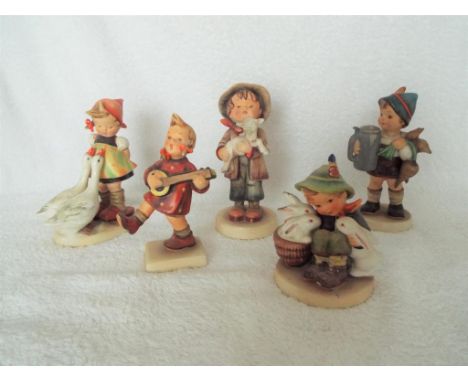 Goebel / Hummel - five figurines, all different - Est £30 - £50