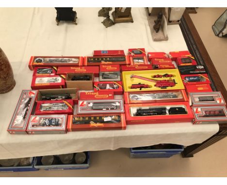 A quantity of Hornby and Tri-ang boxed trains