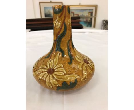 A late 19th century Wileman & Co faience vase CONDITION REPORT: The vase stands approx 19cm in very good condition with no ch