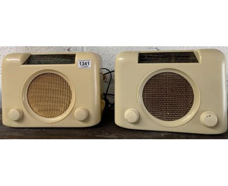 Two vintage bush radios 