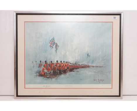 Ben Maile (1922 - 2017), The Thin Red Line, print, signed lower left, number 86 of a limited edition 450 