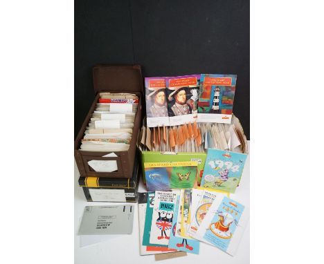 A large collection of mainly British first day covers and cards dating from the 1970's onwards stored within three boxes. 