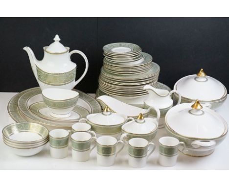 Royal Doulton 'English Renaissance' (H.4972) dinner &amp; coffee service to include a coffee pot &amp; cover, 6 coffee cans &