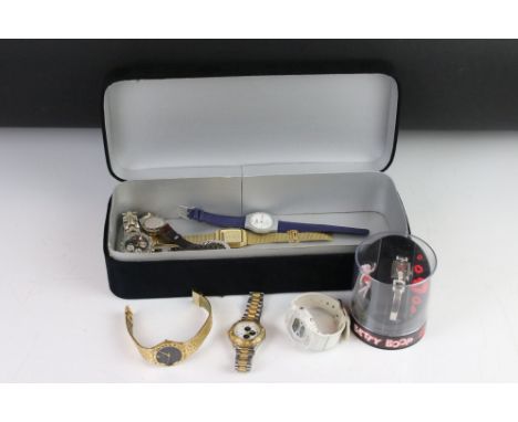 Collection of watches including boxed Betty Boop, Casio Baby-G, etc. 