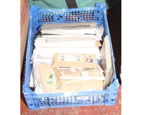 A box of first day covers, mainly Tristan Da Cunha, to also include PHQ cards and stamps.  