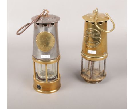 The Protector Lamp &amp; Lighting Co Ltd Two Miners lamps  