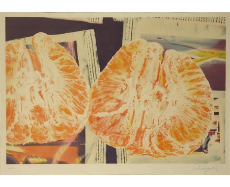 BEN SCHONZEIT (1942-) TANGERINE SUGAR 1972 lithograph by Shorewood Press, printed by Bank Street Atelier New York, signed by 