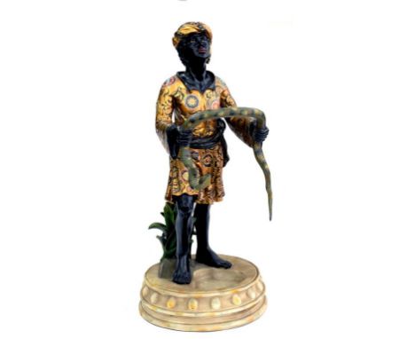 A REPRODUCTION BLACKAMORE STICK STAND, 125CM H
