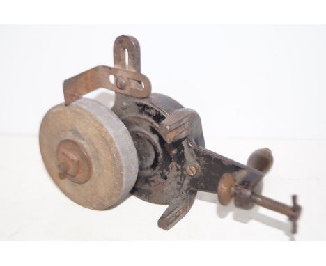 Vintage manual wind knife sharpener