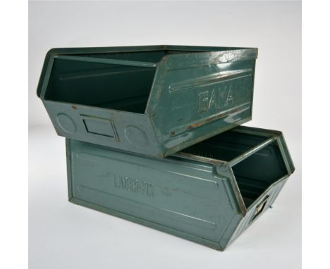Gama, 2 Lagerungskisten, Germany, 50x31x21 cm, Blech, LM, Z 2-3