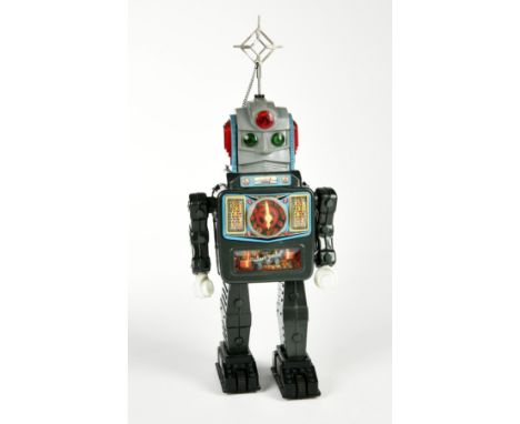 Alps, Moon Explorer Robot, Japan, 38 cm, GemBw, Funktion ok, min. Korrosion am Batteriefach, sonst Z 1