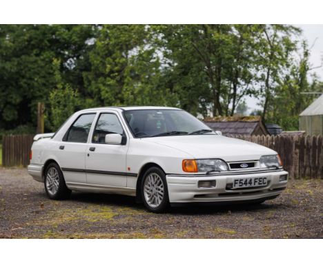 Finished in Diamond White, this 60,000 mile 2WD Sapphire Cosworth is being offered from 30 years long term ownership. A lovel